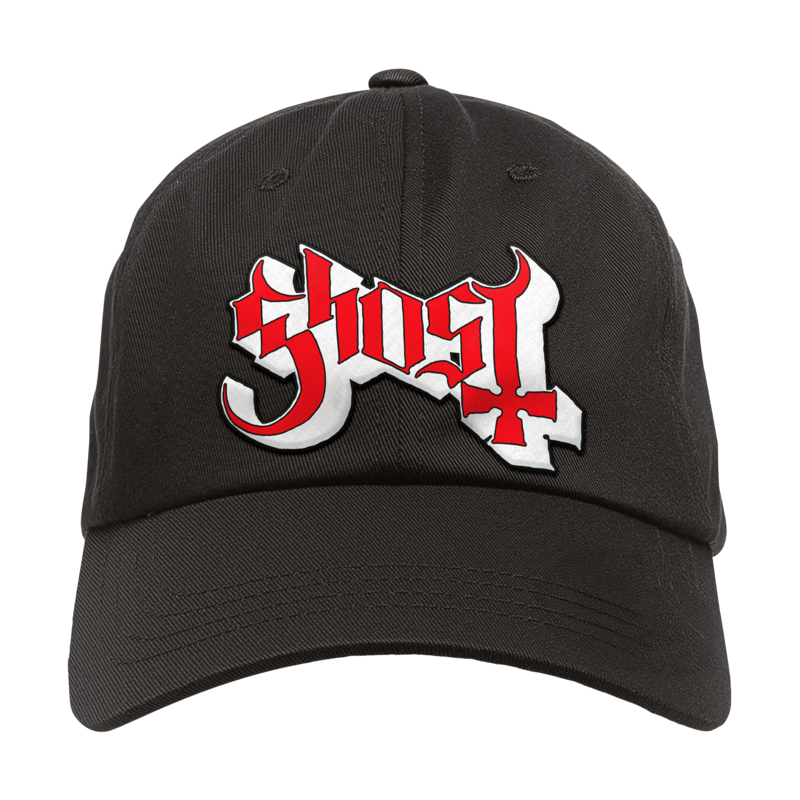 Cap  van Ghost - Metal-Kids - Logo - Kinderen - zwart