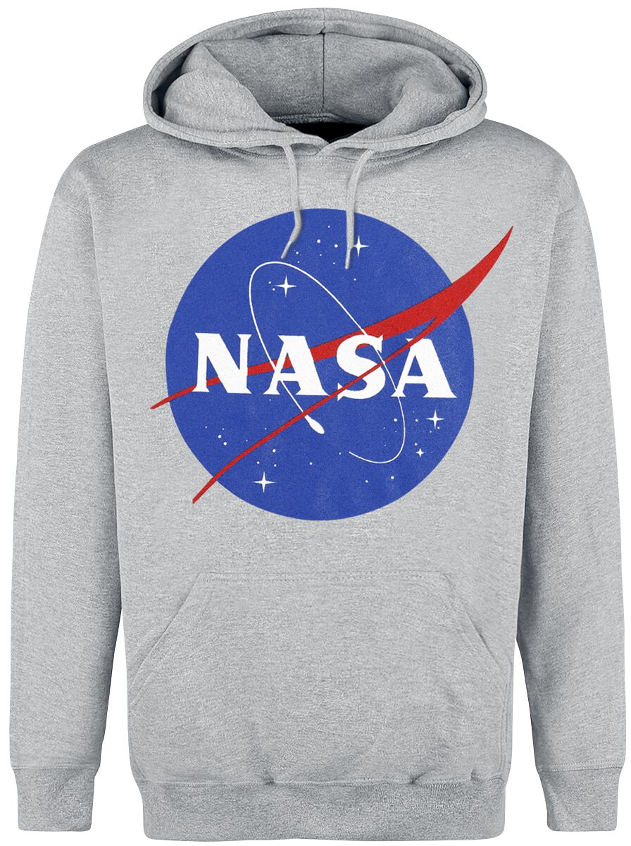 NASA Insignia Hooded sweater grey