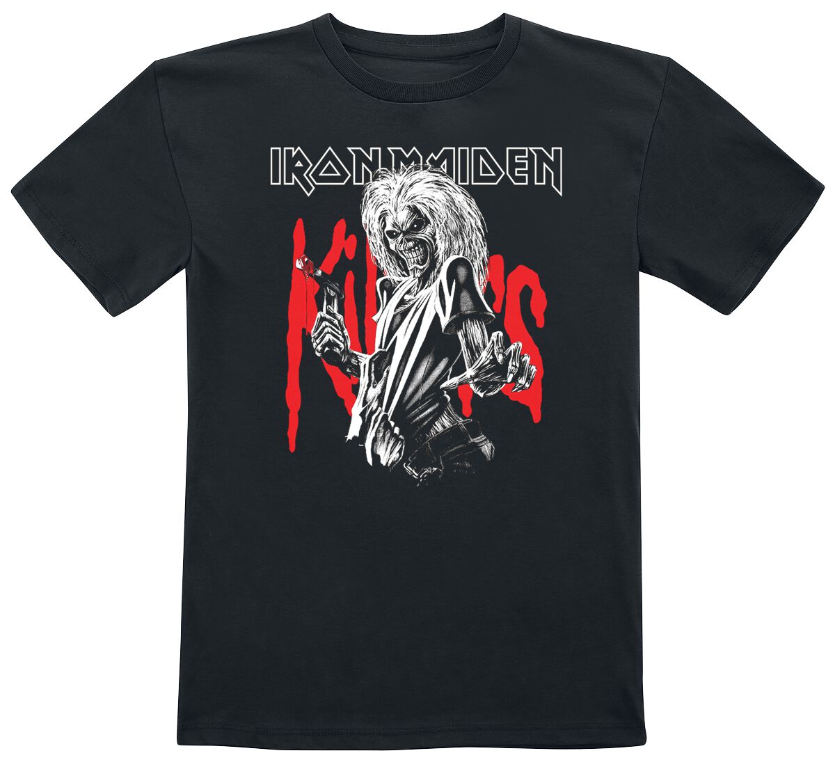 Image of Iron Maiden Kids - Eddie Killers Graphic Kinder-Shirt schwarz