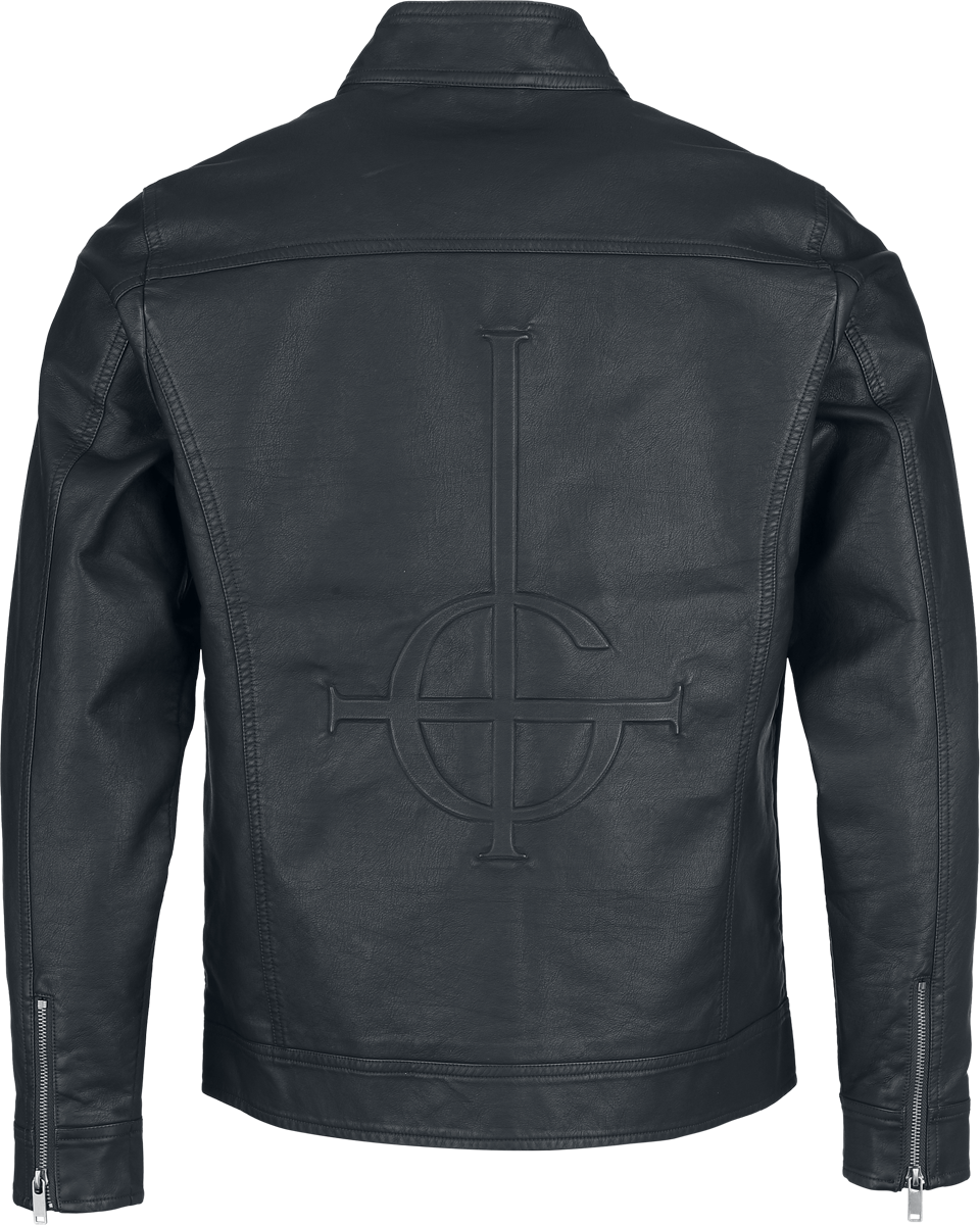 Thumbnail - Ghost EMP Signature Collection Kunstlederjacke schwarz in 3XL