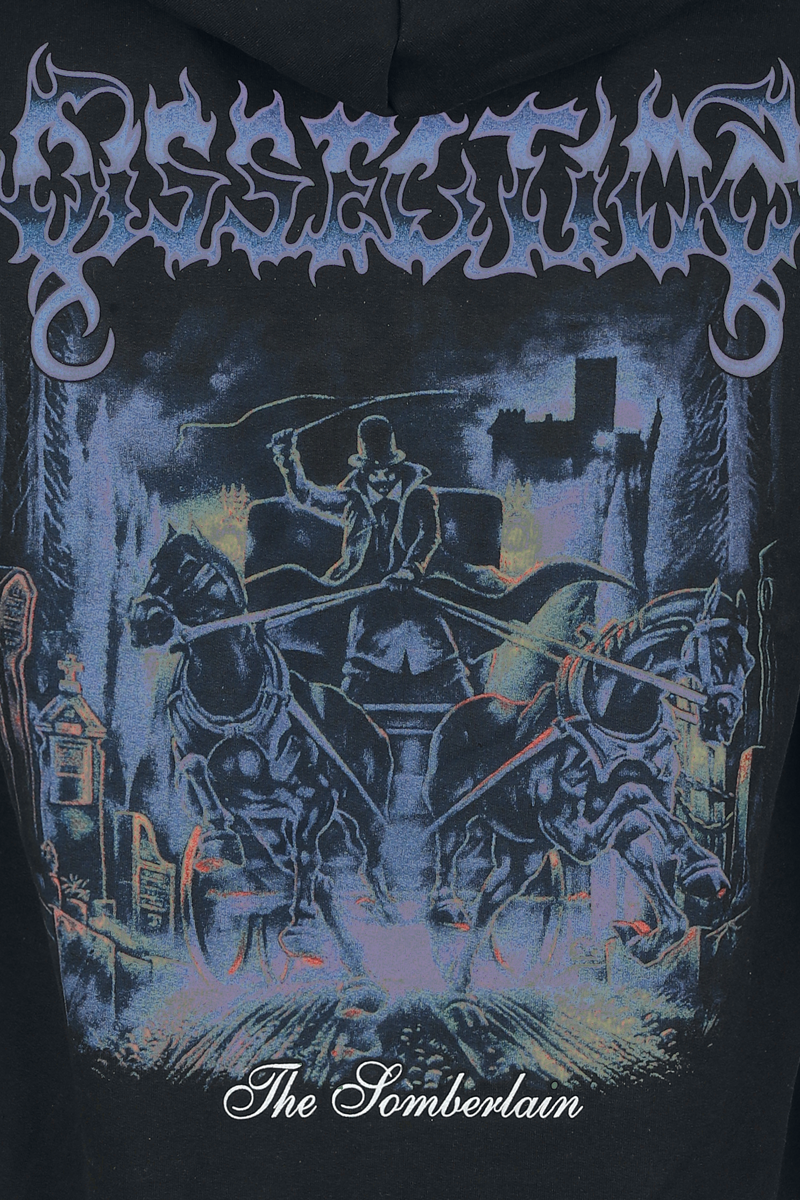 Thumbnail - Dissection Somberlain Kapuzenjacke schwarz in XXL