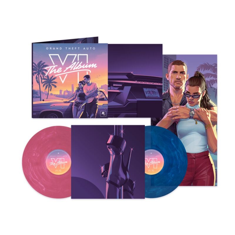 Grand Theft Auto VI Grand Theft Auto VI: The Album (OST) LP multicolor