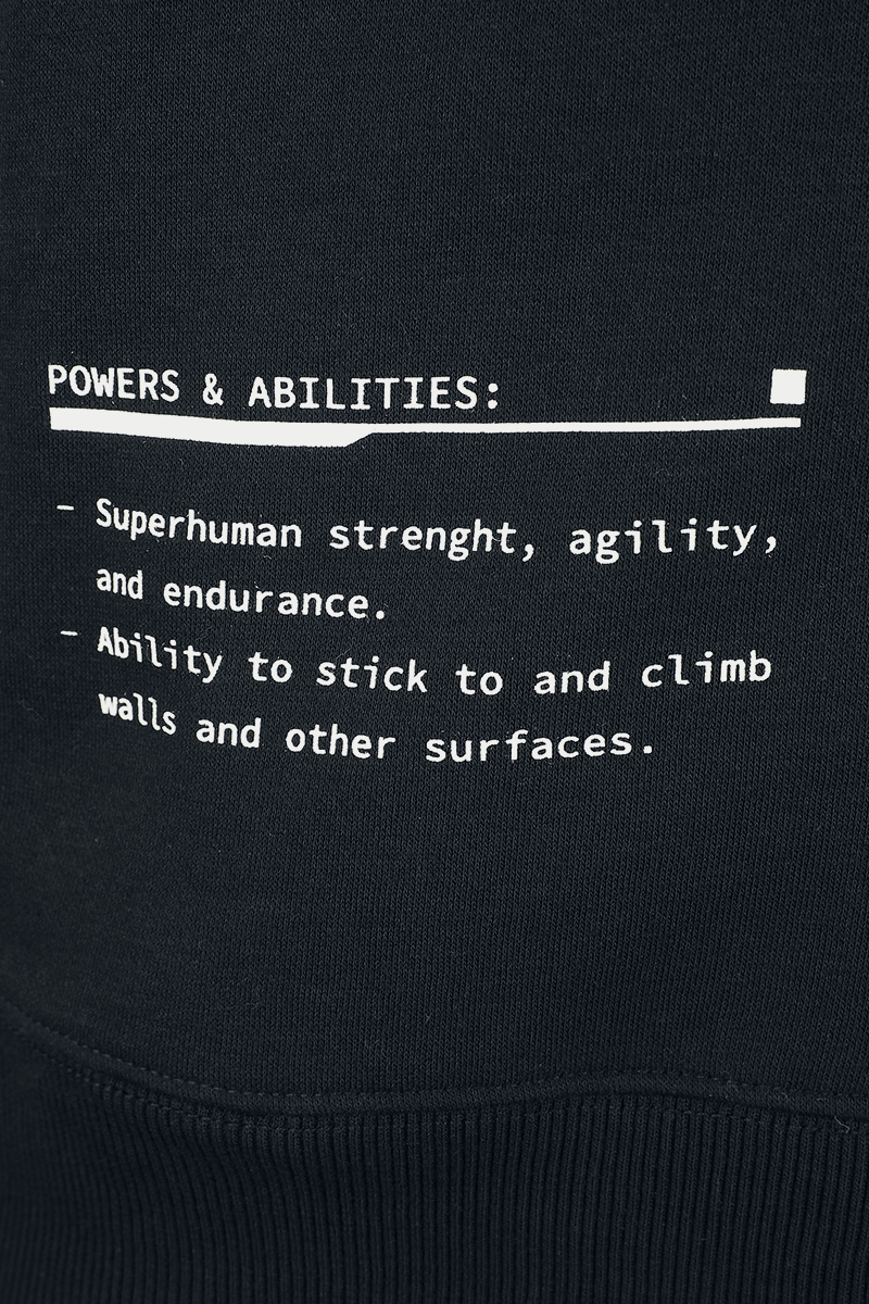 Spider-Man Web Head Kapuzenjacke schwarz