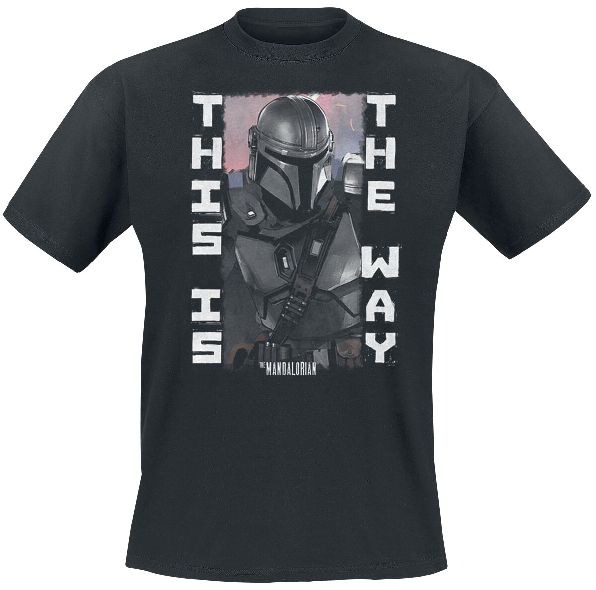 Image of Star Wars The Mandalorian - This Is The Way T-Shirt schwarz