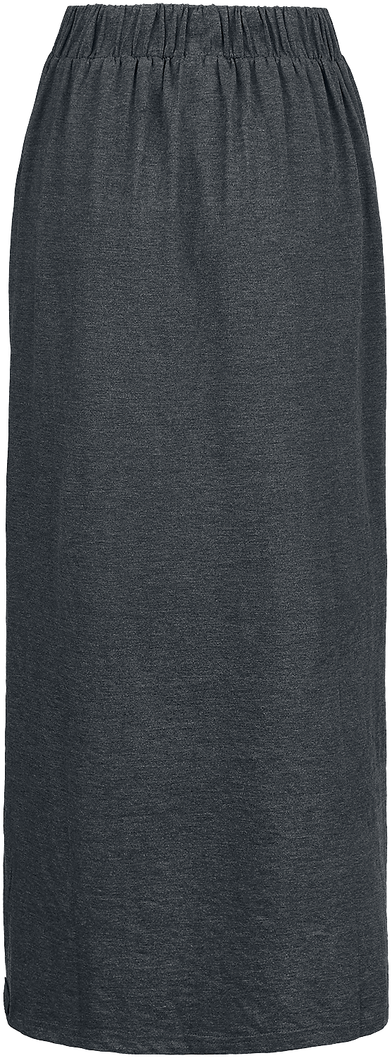 Alife and Kickin Langer Rock - LinaAK A Long Skirt - XS bis XL - für Damen - Größe S - anthrazit