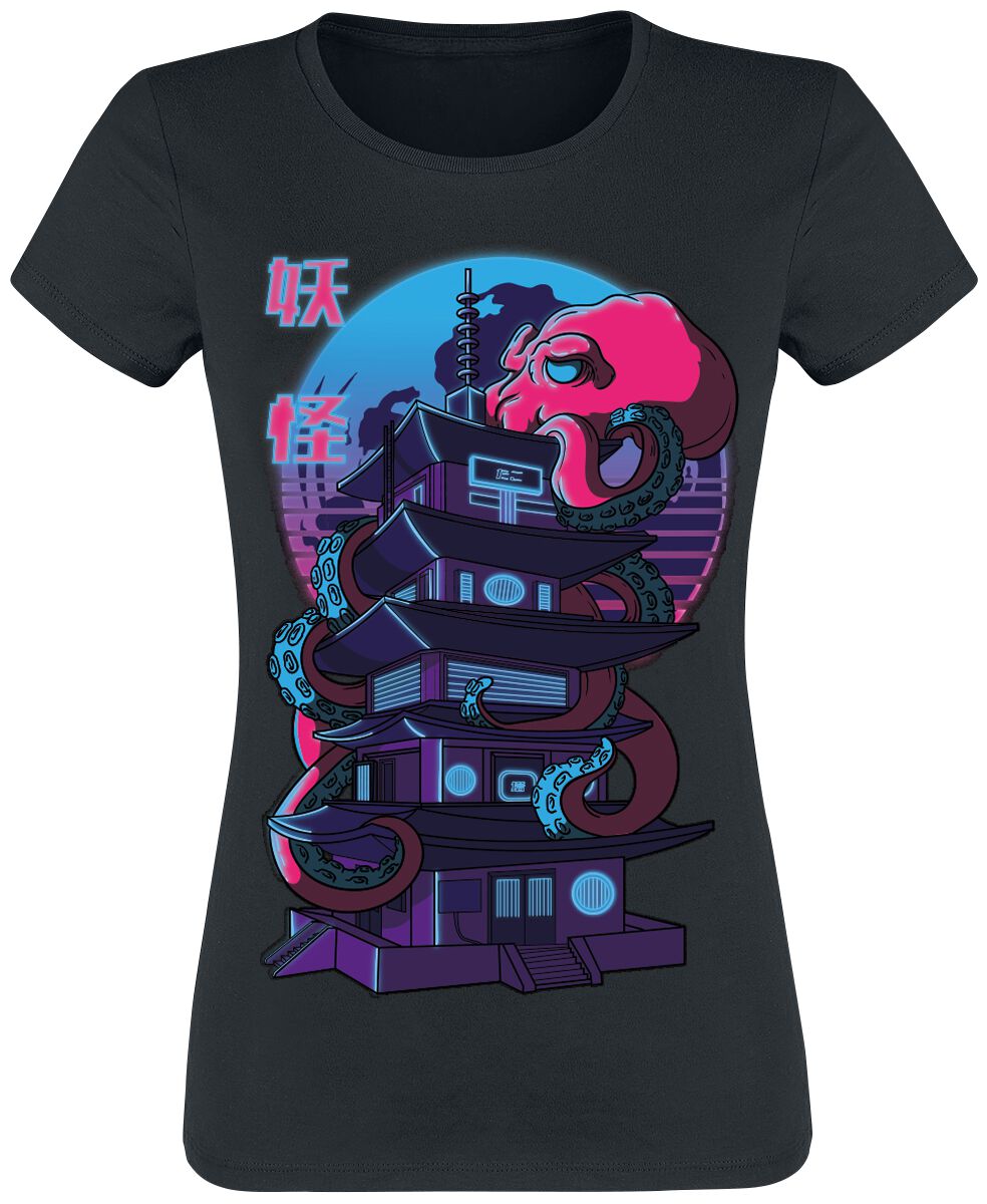 NEOMACHI TAKO T-Shirt schwarz NEOMACHI TAKO T-Shirt schwarz