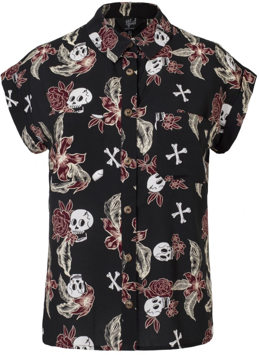 Image of Blusa Rockabilly di Hell Bunny - Alani Shirt - XS a XL - Donna - multicolore
