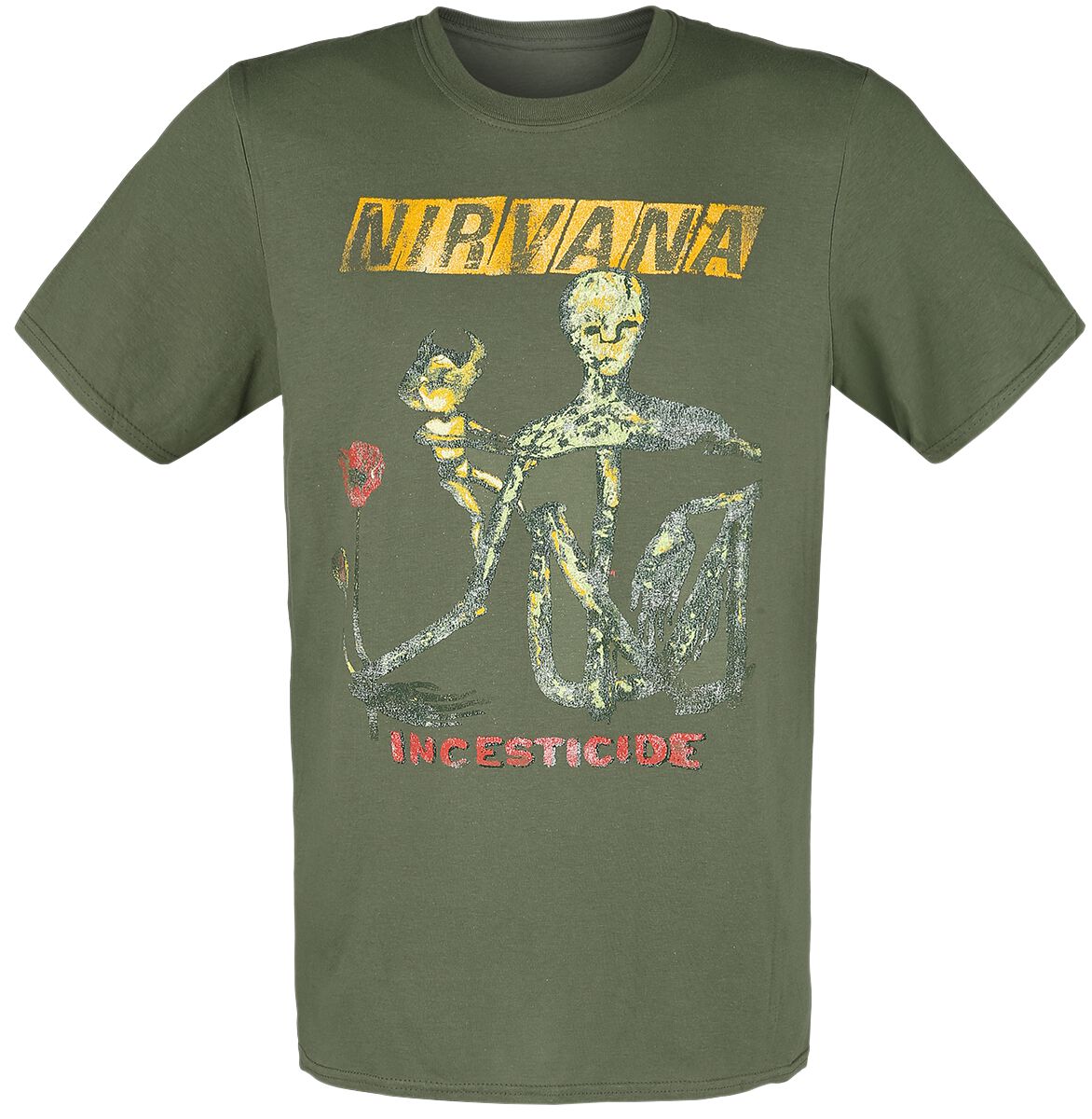 Nirvana Reformant Incesticide T-Shirt olive