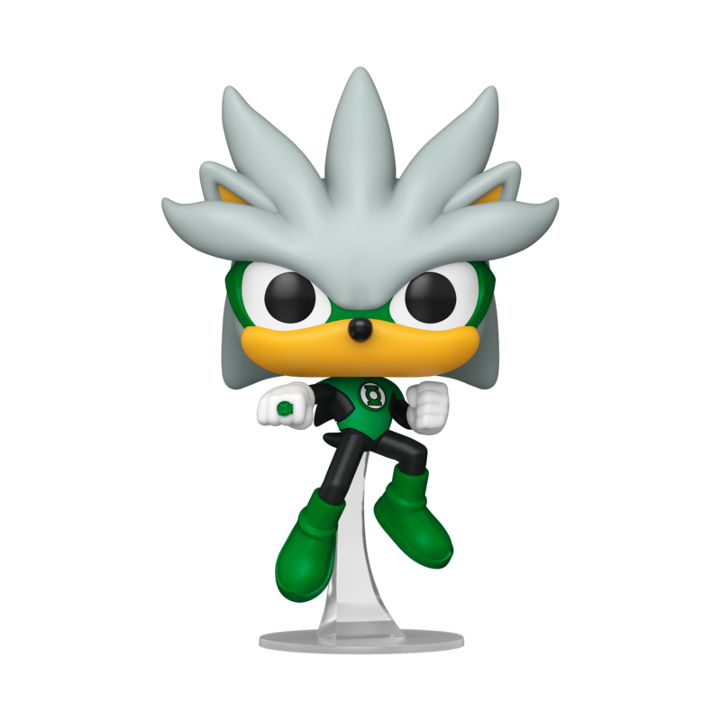 0889698889049 - Sonic x Justice League - Silver as The Green Lantern Vinyl Figur 592 Funko Pop! multicolor