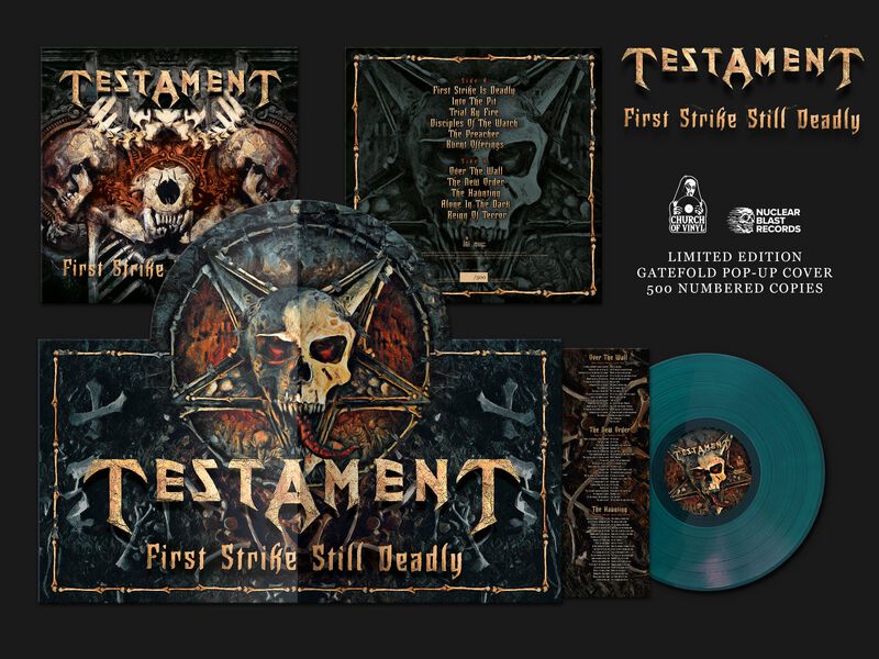 First strike still deadly von Testament - LP (Coloured, Limited Edition, Standard)