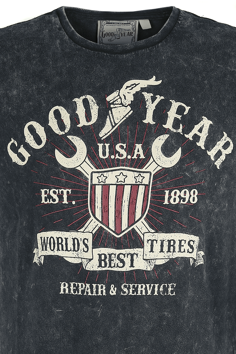 GoodYear Men T-Shirt Comfort fit T-Shirt schwarz