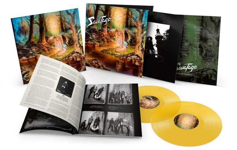 Savatage Edge Of Thorns LP yellow