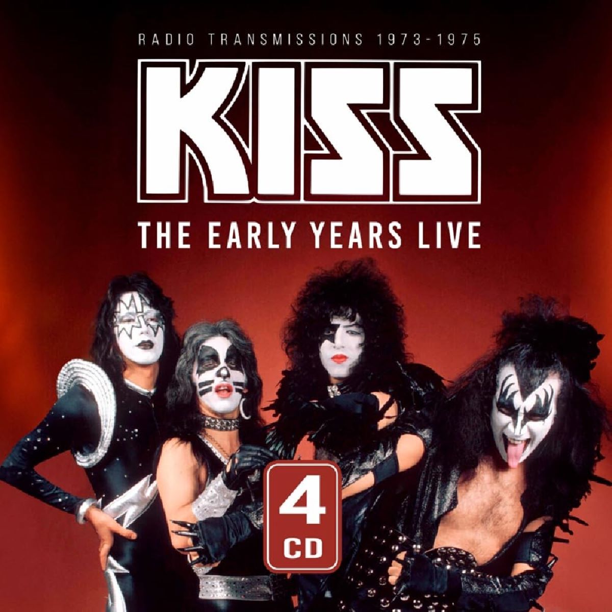 Levně Kiss The early years live 1973-1975 / Radio Broadcast 4-CD standard