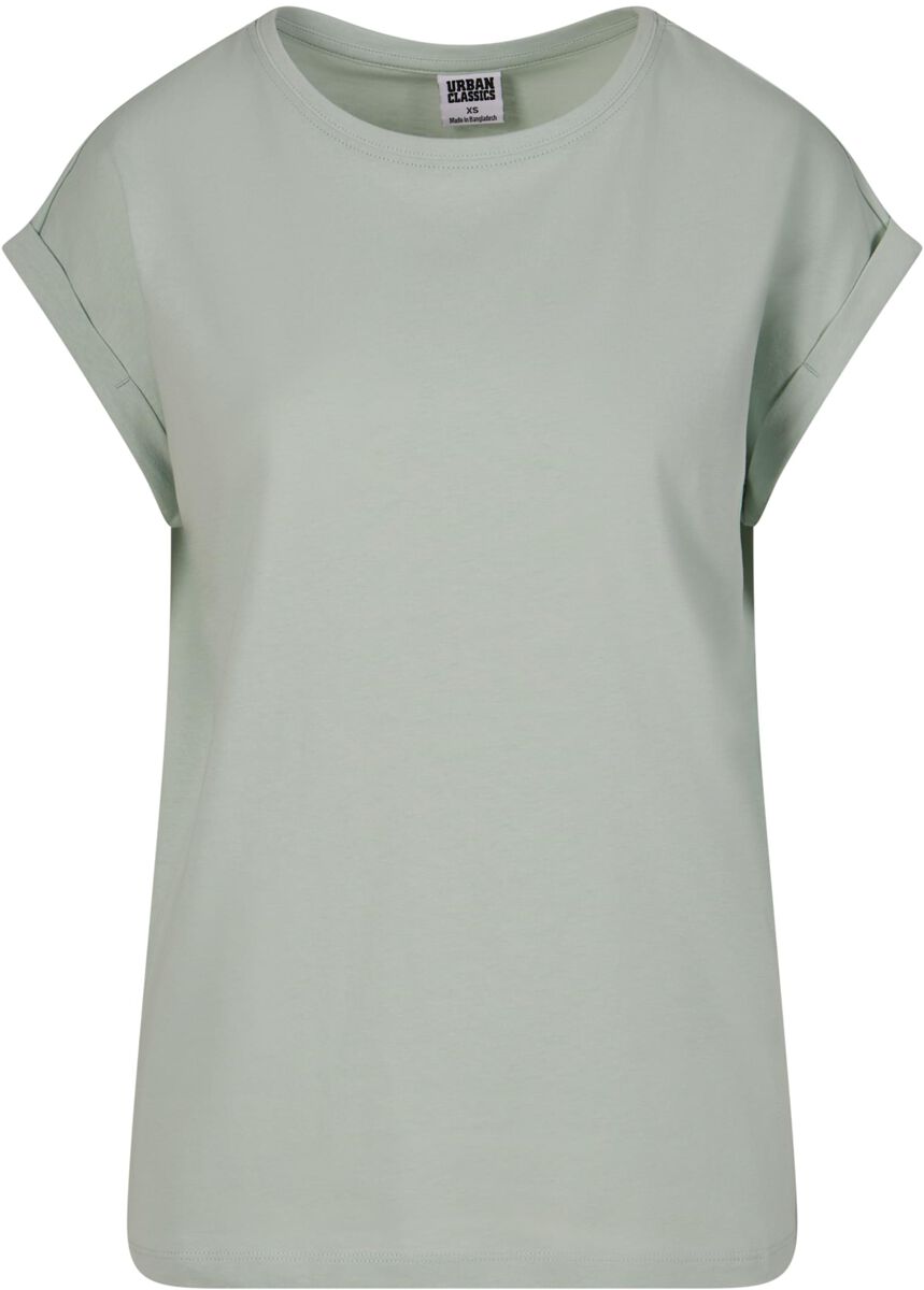 Image of T-Shirt di Urban Classics - Ladies Extended Shoulder Tee - XS a S - Donna - menta