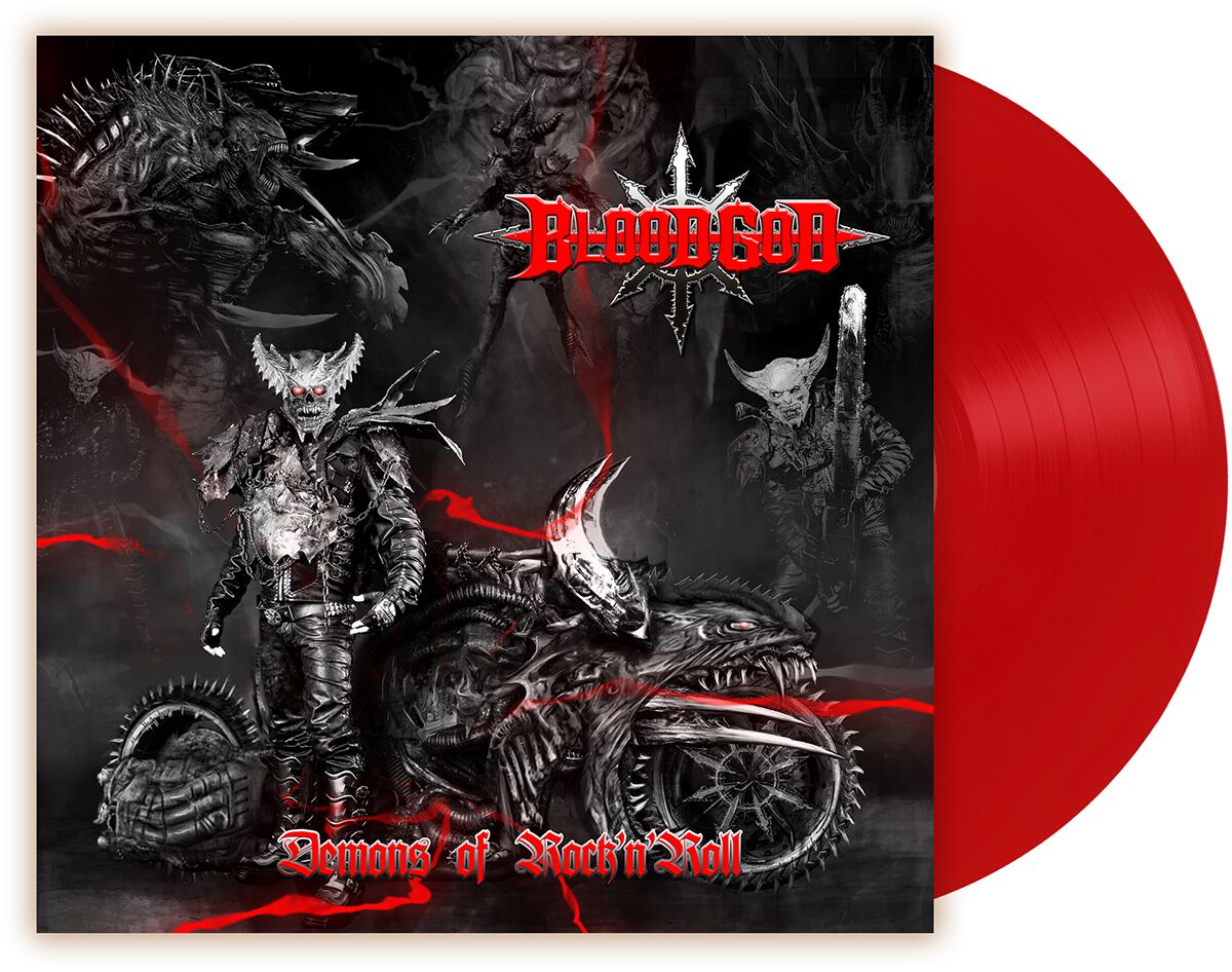 Blood God Demons of Rock'n'Roll LP red