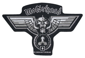 Motörhead  Patch - Motörhead Logo - for None - black-white