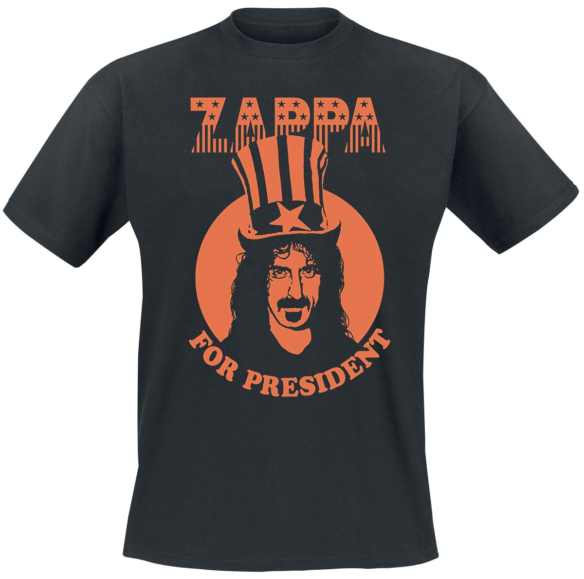 Frank Zappa For President T-Shirt black