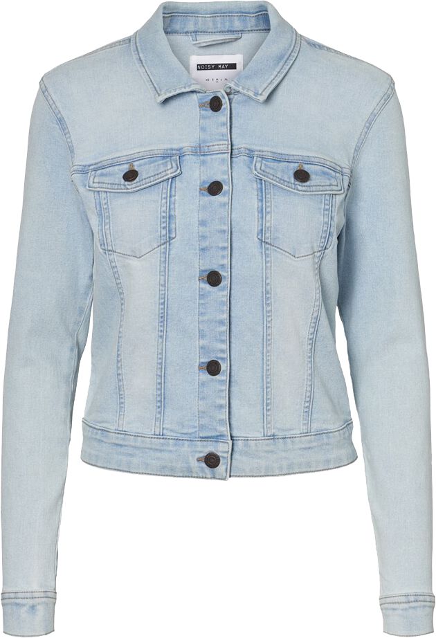 Image of Giubbetto di jeans di Noisy May - Debra Denim Jacket - XS a XL - Donna - blu