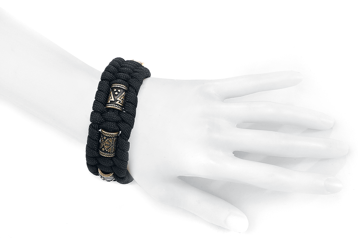 URBANTIMBER Thors Hammer Armband silberfarben