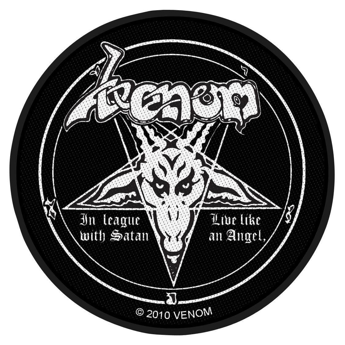 Venom - In league with Satan - Patch - multicolor