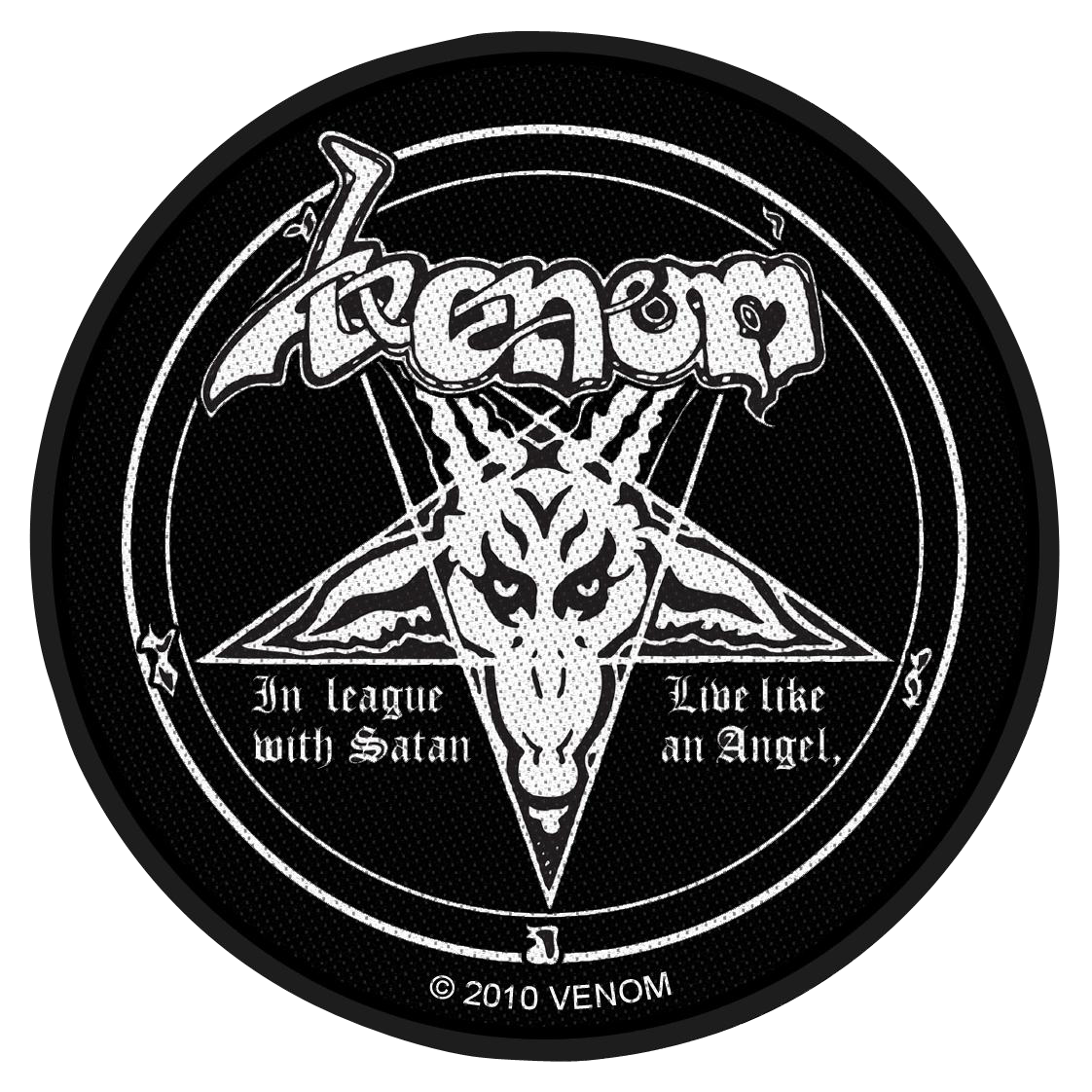 Venom - In league with Satan - Patch - multicolor