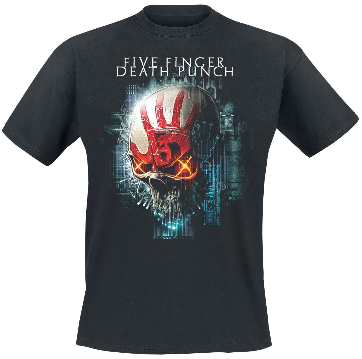 Image of Five Finger Death Punch Interface T-Shirt schwarz