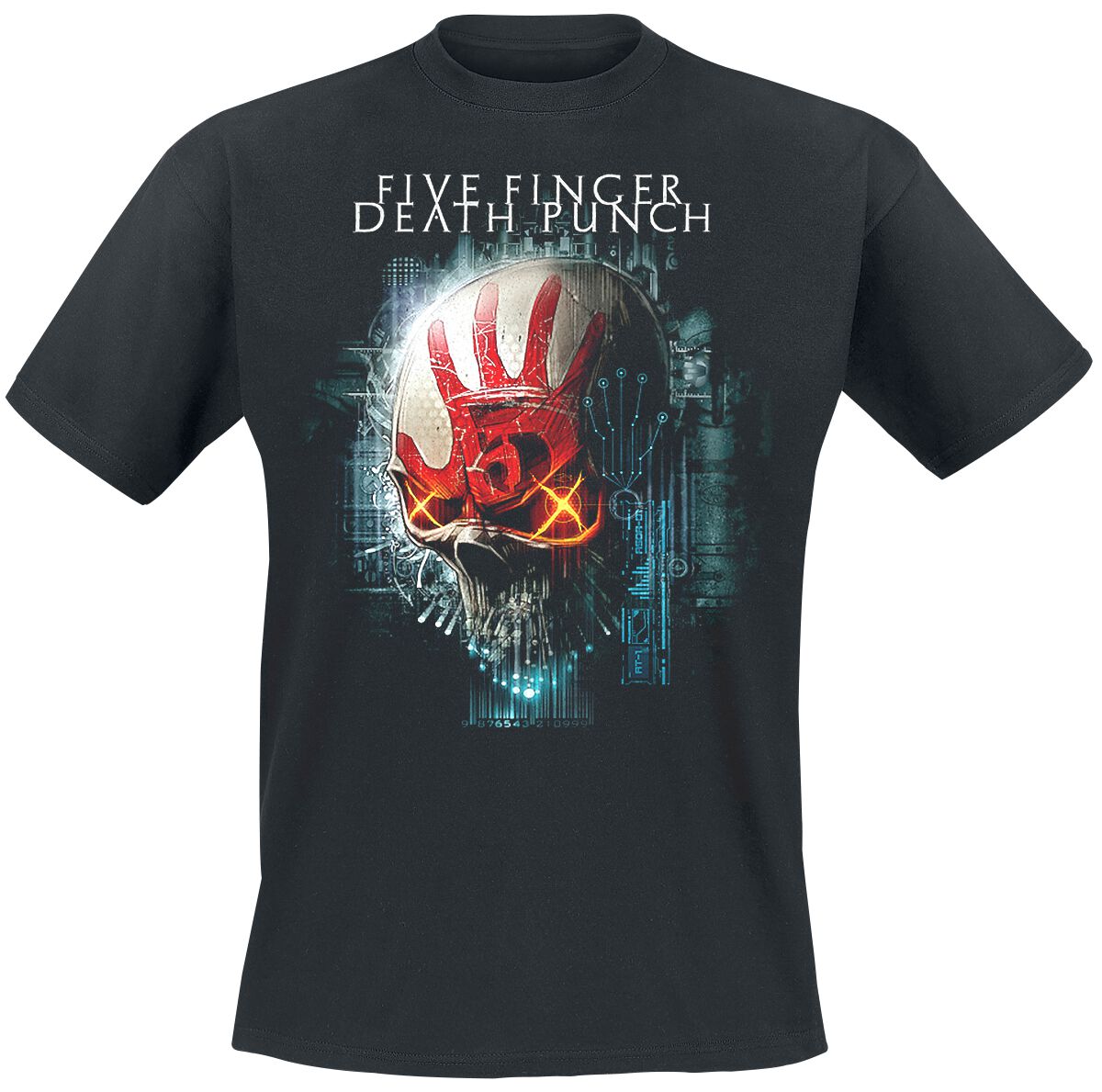 Five Finger Death Punch Interface T-Shirt schwarz
