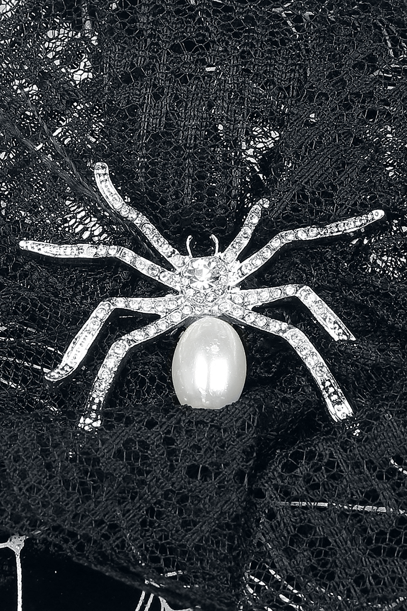 Banned Retro Killian Handtasche schwarz silberfarben