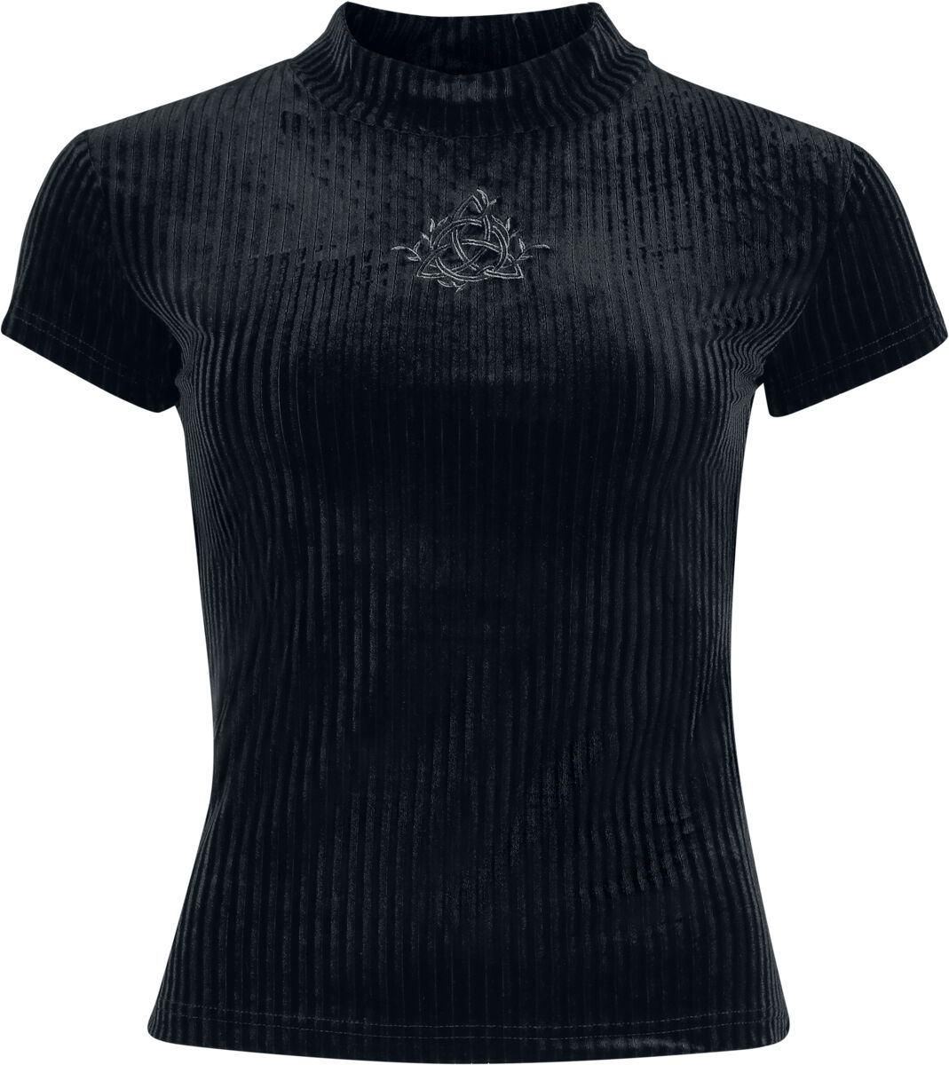 Black Premium By Emp Essential - Velvet T-Shirt Schwarz In M