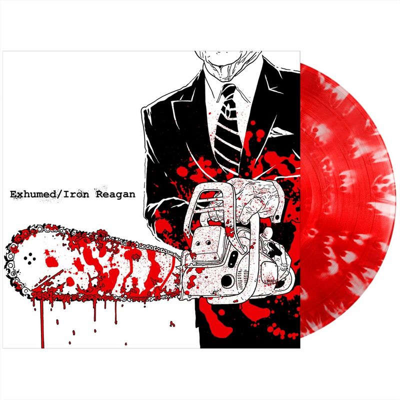 Exhumed / Iron Reagan Split 12 LP multicolor