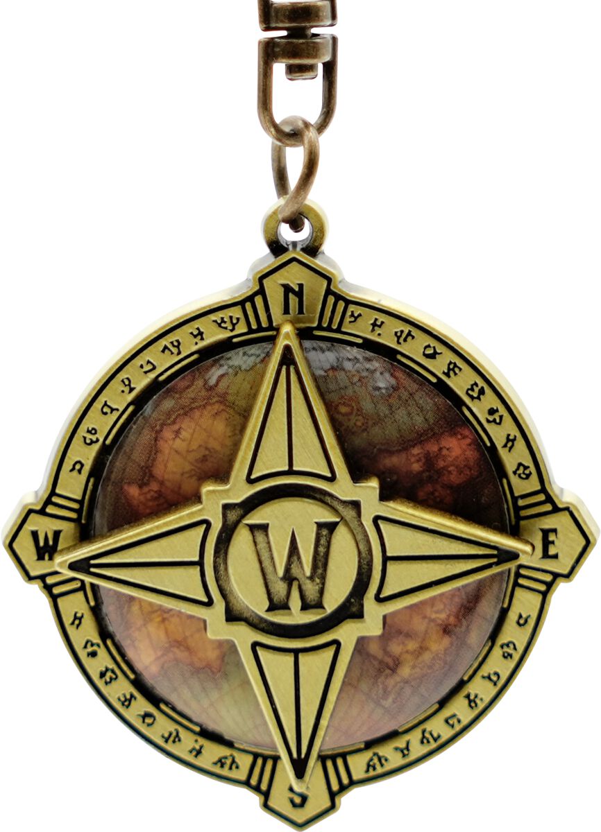 World Of Warcraft - Azeroth´s Kompass - Schlüsselanhänger - multicolor