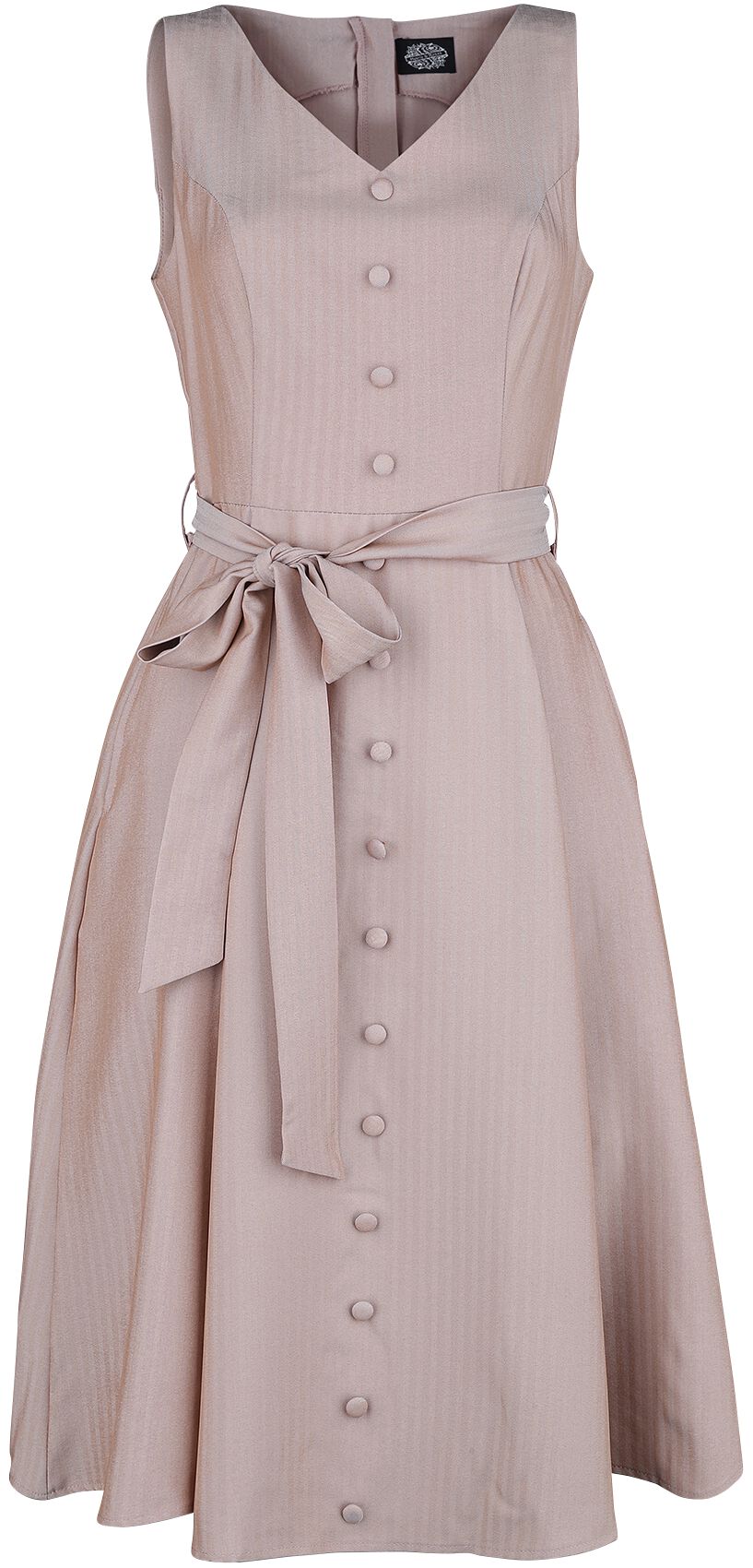 H&R London Eleni Swing Dress Mittellanges Kleid rosa – 16.00% Rabatt