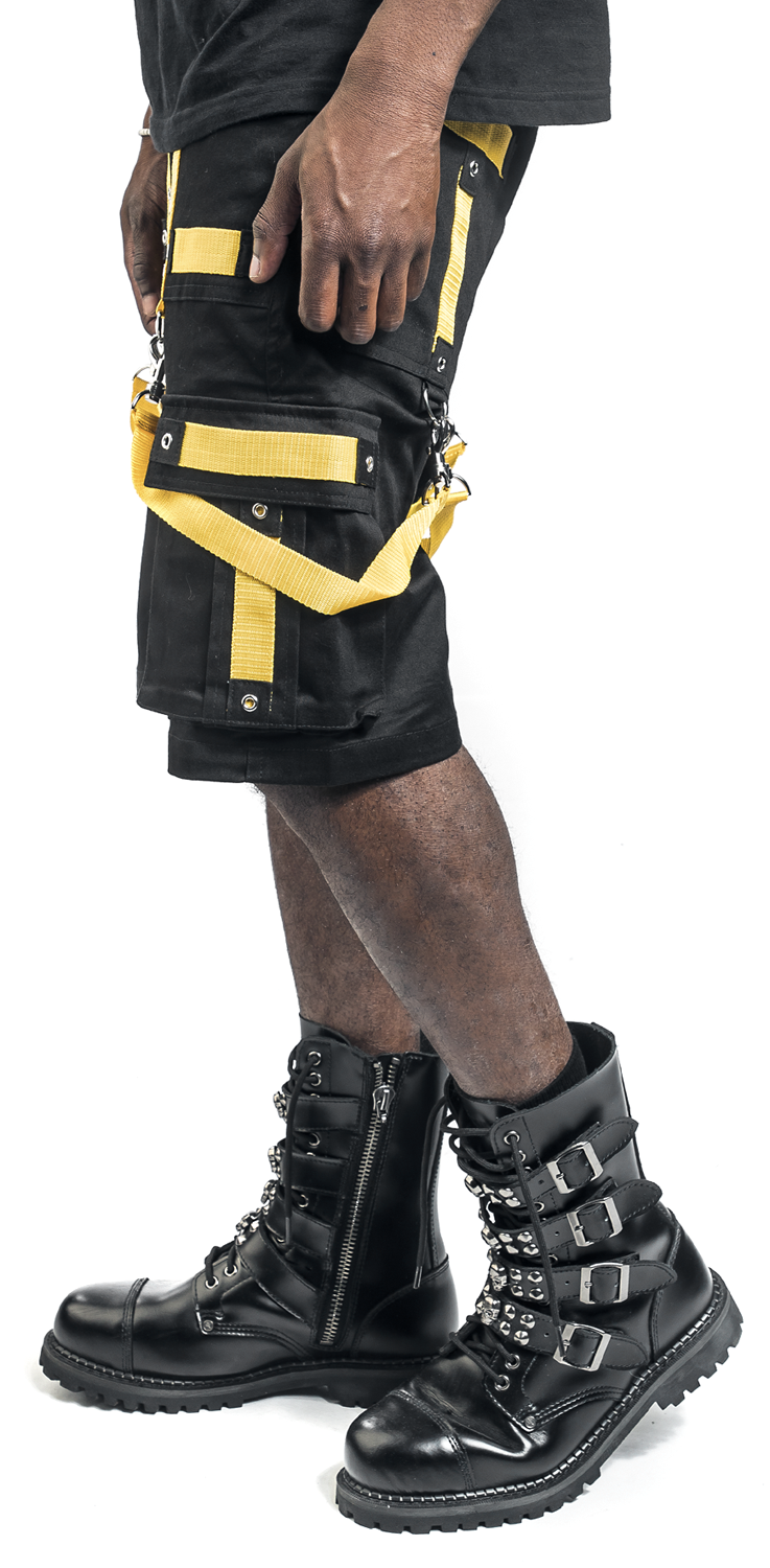 Poizen Industries Ruination Shorts Short schwarz gelb
