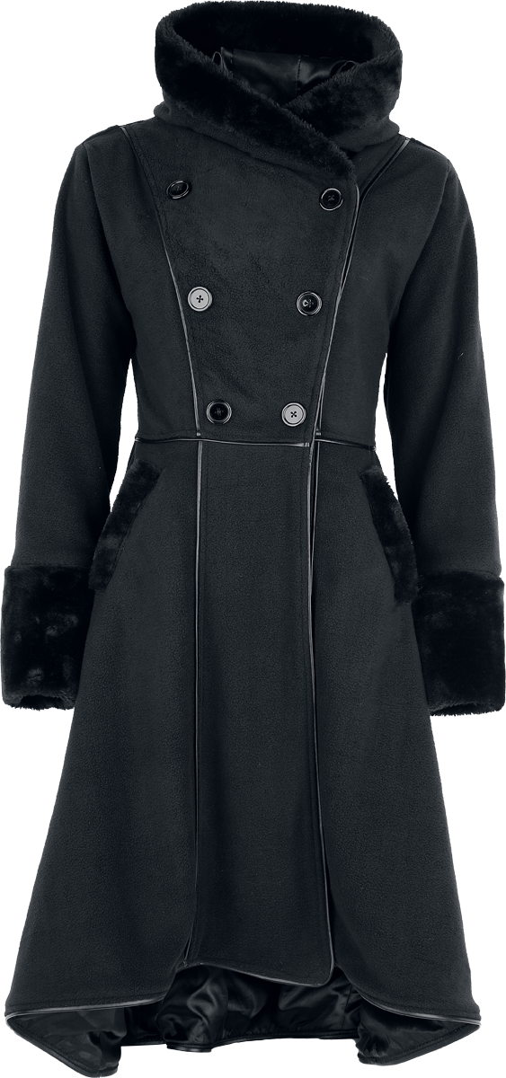 Mellansäsongsjacka Gothic av Vixxsin - Fayola Coat - Dam - svart