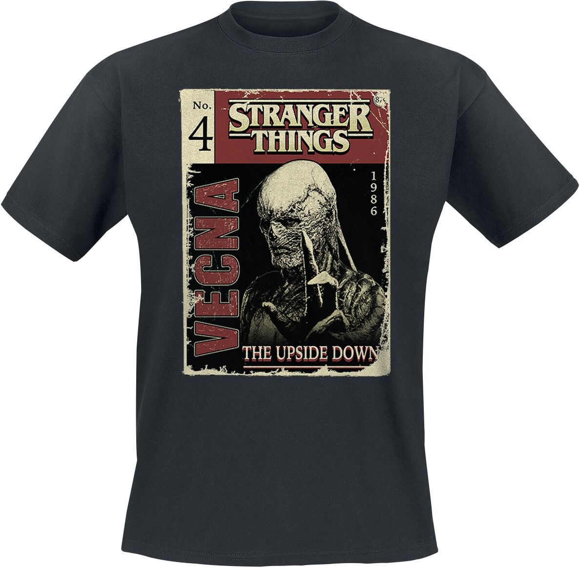 Stranger Things Vecna T-Shirt black