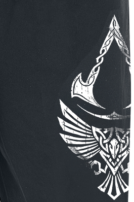 Assassin's Creed Valhalla - Rabe & Symbol Trainingshose schwarz