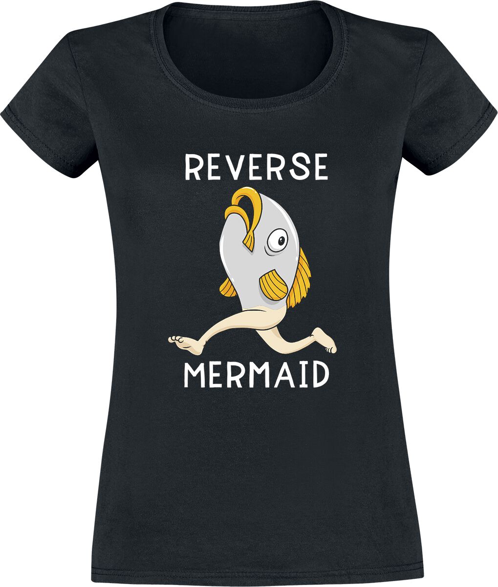 Goodie Two Sleeves Reverse Mermaid T-Shirt schwarz Goodie Two Sleeves Reverse Mermaid T-Shirt schwarz