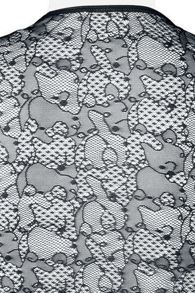 Thumbnail - Grey Velvet 2-teiliges Spitzencami-Set Wäsche-Set schwarz in L