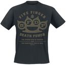 Brass Knuckles, Five Finger Death Punch, T-Shirt