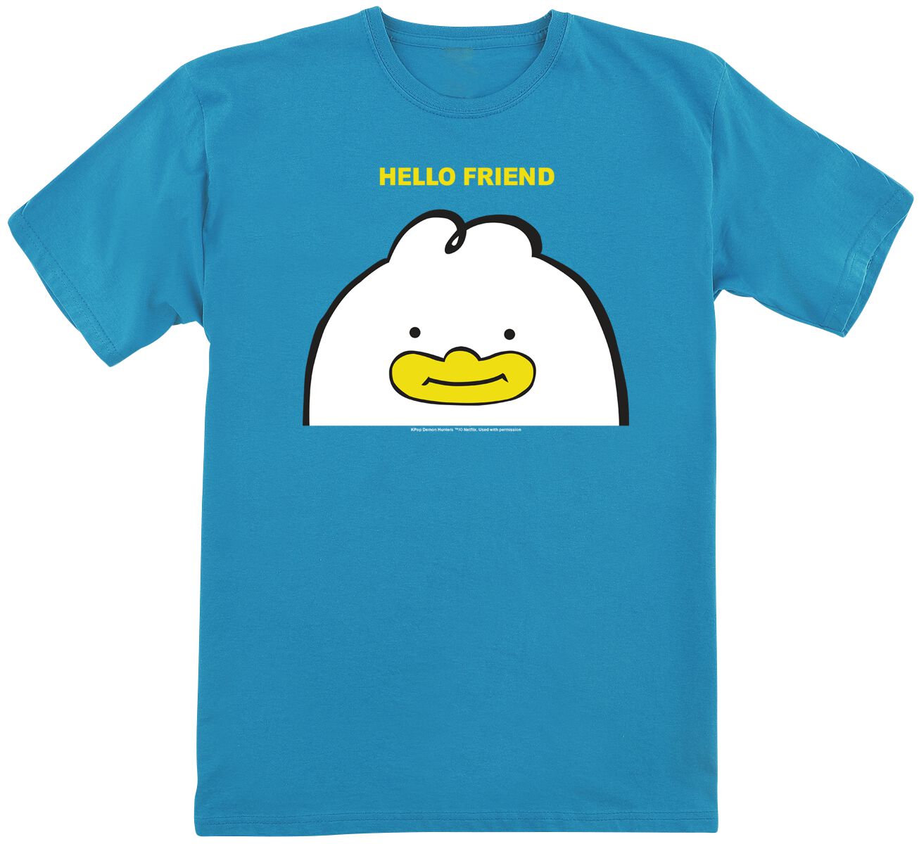 0199474049469 - Hello Friend Derpy Letter T-Shirt türkis in 104
