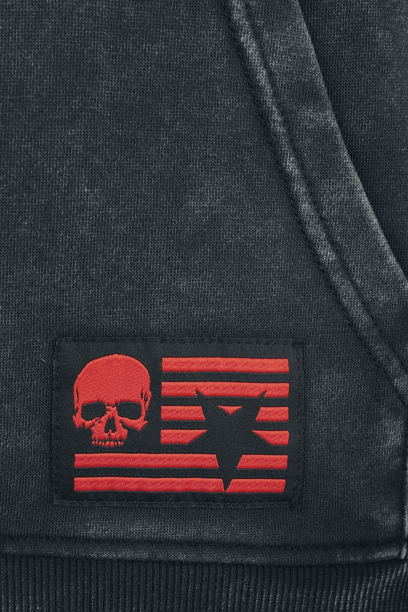 Thumbnail - Rock Rebel by EMP Rock Rebel Kapuzenpullover Kapuzenpullover grau in XL