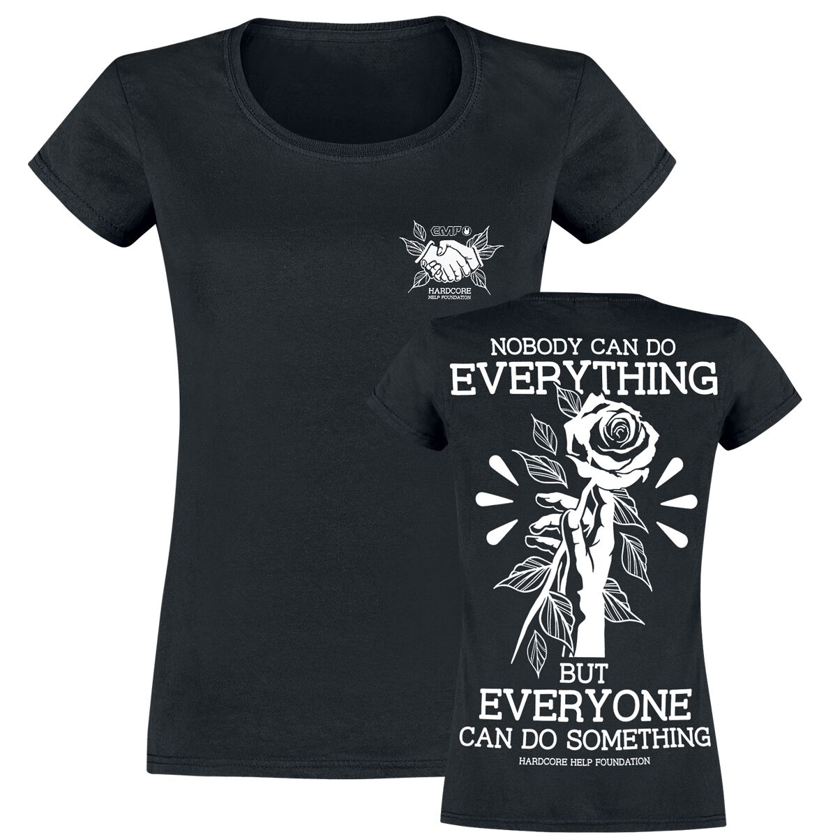 Do Something! T-Shirt schwarz von Hardcore Help Foundation