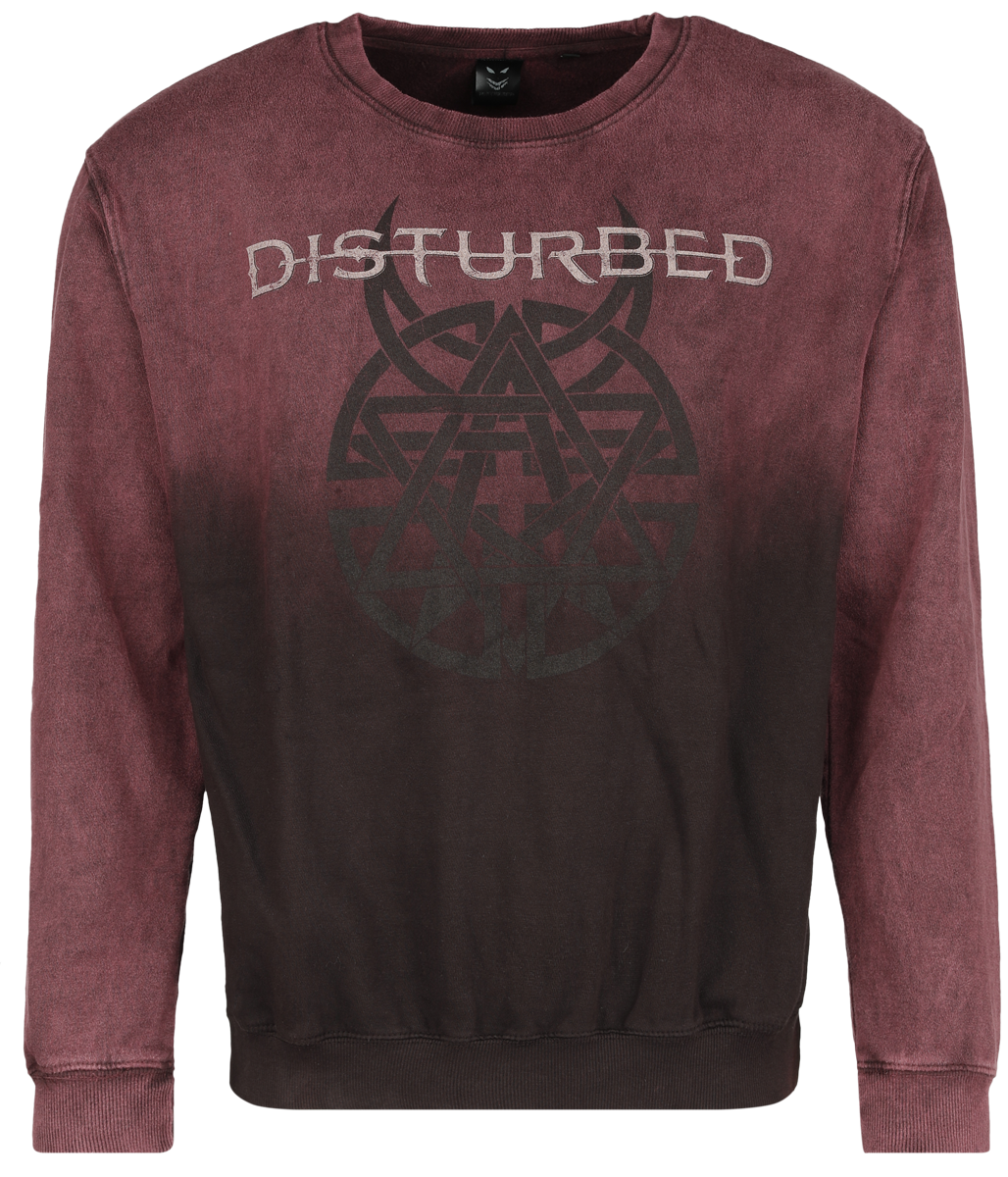 Disturbed - Believe Symbol - Sweatshirt - dunkelrot