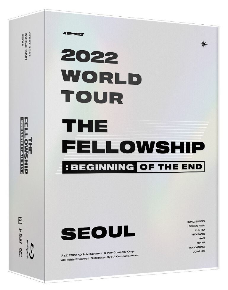 Ateez The Fellowship: The Beginning of the end - 2022 World Tour Blu-Ray multicolor
