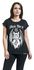 T-Shirt mit Demonic Cat
