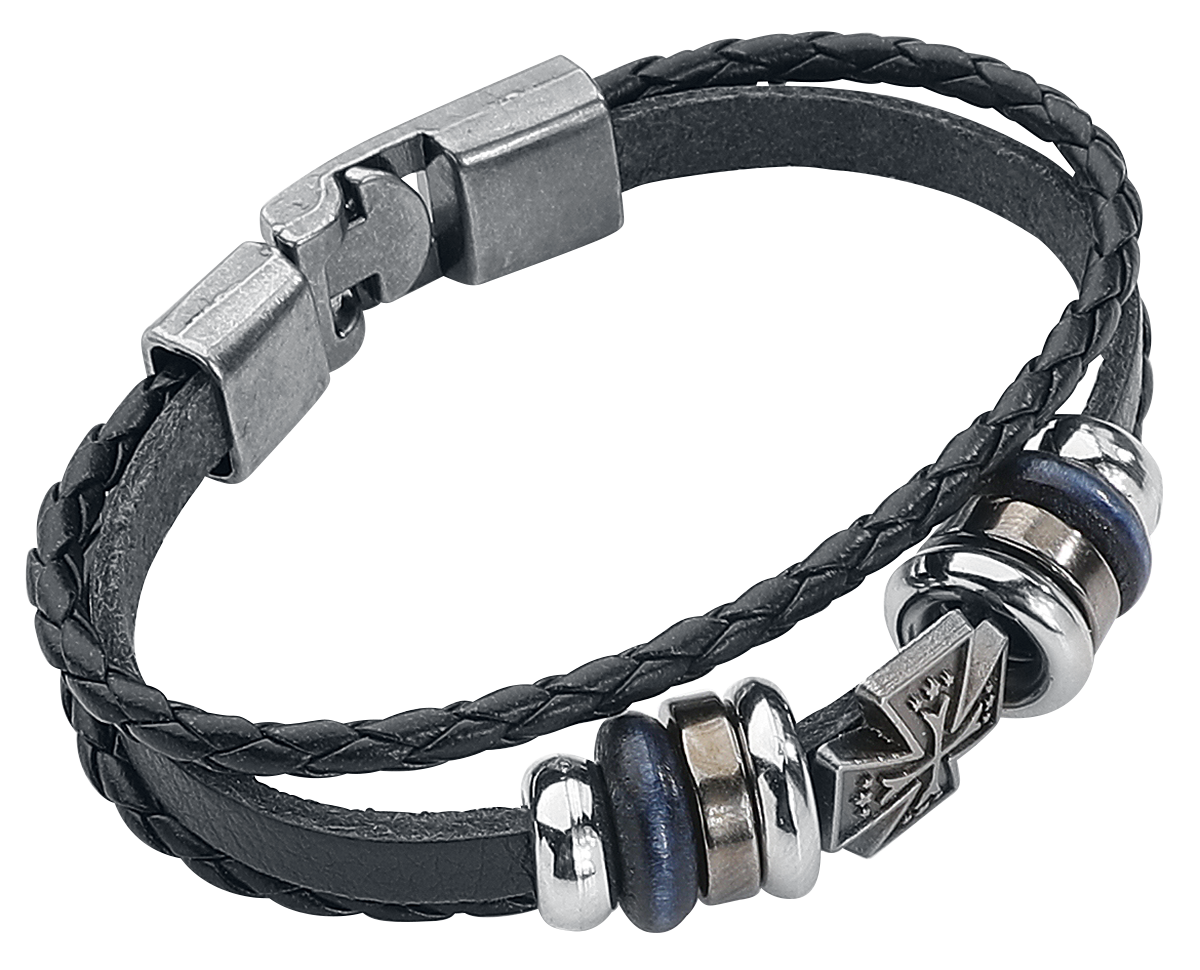 etNox Eisernes Kreuz Armband schwarz