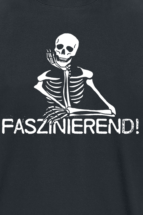 Sprüche T-Shirt - Faszinierend! - S bis 5XL - für Männer - Größe L - schwarz