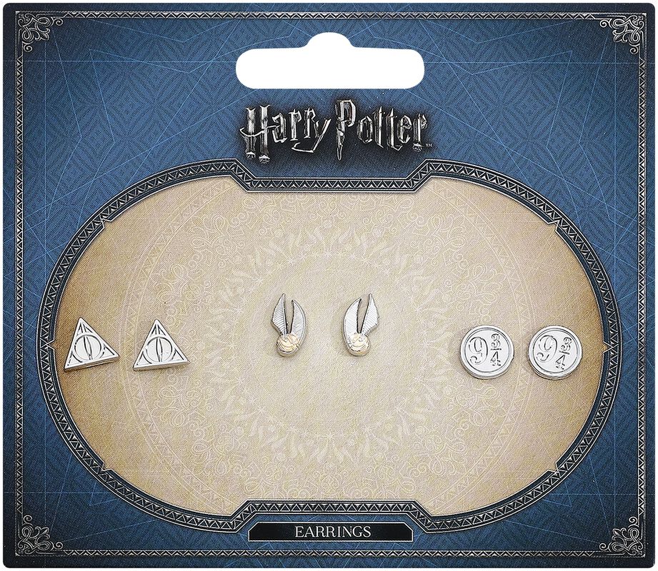 Filme & Serien Harry Potter Symbole | Harry Potter Ohrstecker-Set