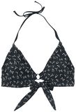 Bikini-Oberteil mit Runen Print, Black Premium by EMP, Bikini-Oberteil