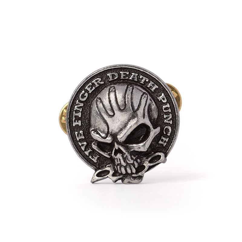 Pin's  de Five Finger Death Punch - Skull Pin Badge - pour Unisexe - couleur argent
